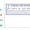 שלט הסדר עם קופ"ח לפי תיקון חוק בריאות ממלכתי (מרשם פתוח)